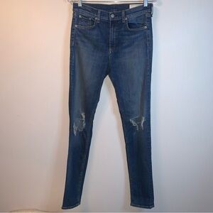 Rag & Bone High Rise Skinny Blue Jean 29